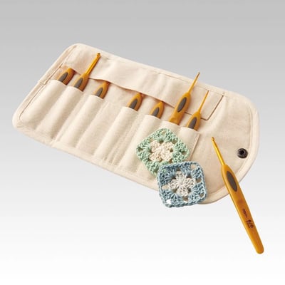 【現貨】日本Clover可樂牌 Pen-E 新附柄一般鉤針套組4