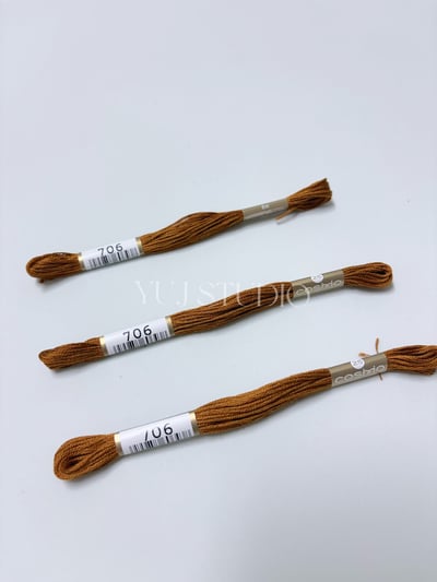 日本原裝進口COSMO 25番繡線 [色號601-711] 區間22