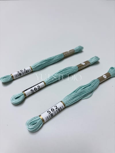 日本原裝進口COSMO 25番繡線 [色號481A-600] 區間18