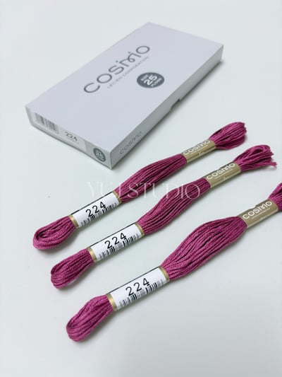 日本原裝進口COSMO 25番繡線 [色號216-269] 區間7