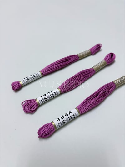 日本原裝進口COSMO 25番繡線 [色號481A-600] 區間5