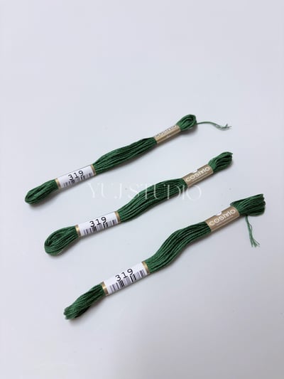 日本原裝進口COSMO 25番繡線 [色號270-323] 區間22