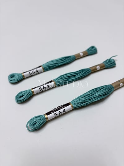 日本原裝進口COSMO 25番繡線 [色號481A-600] 區間19