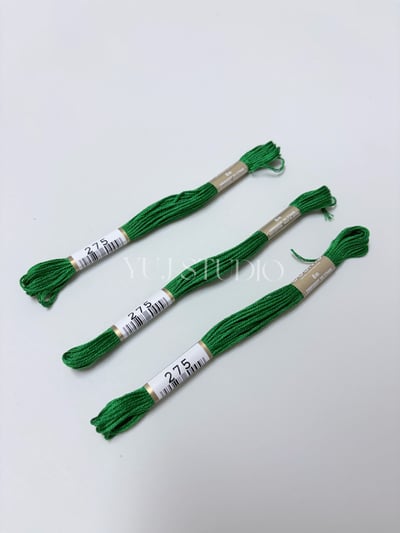日本原裝進口COSMO 25番繡線 [色號270-323] 區間6