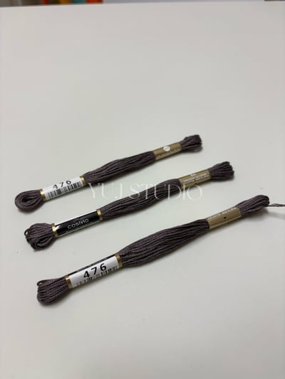 日本原裝進口COSMO 25番繡線 [色號386-480A] 區間22