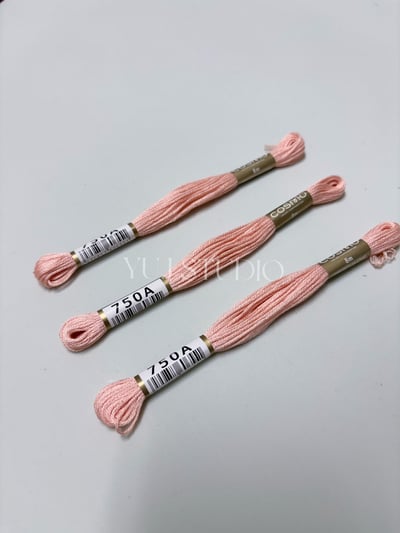 日本原裝進口COSMO 25番繡線 [色號713-843] 區間8