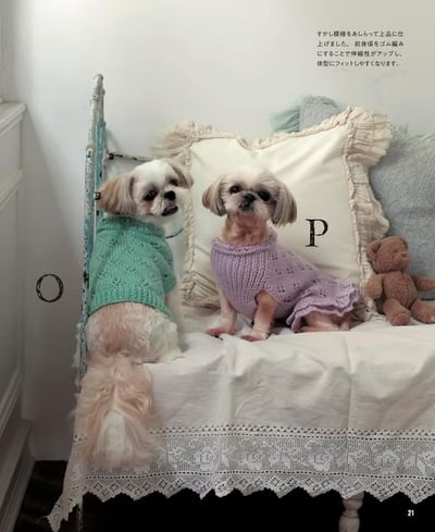小型犬與中型犬溫暖服飾編織作品集6