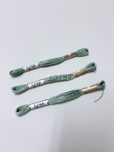 日本原裝進口COSMO 25番繡線 [色號481A-600] 區間11