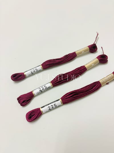 日本原裝進口COSMO 25番繡線 [色號216-269] 區間8