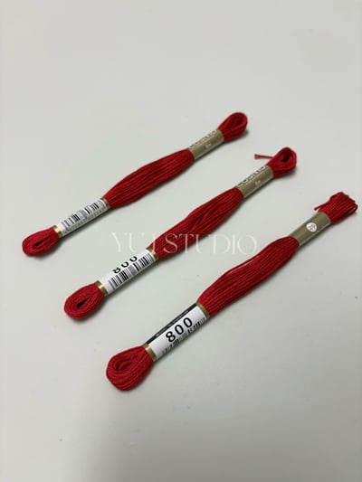日本原裝進口COSMO 25番繡線 [色號713-843] 區間17