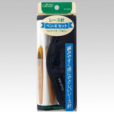 【現貨】日本Clover可樂牌 Pen-E 新附柄蕾絲鉤針套組1