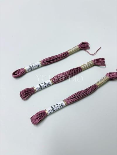 日本原裝進口COSMO 25番繡線 [色號386-480A] 區間12