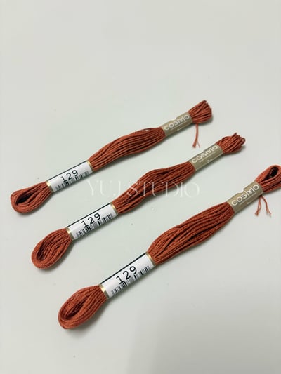日本原裝進口COSMO 25番繡線 [色號100-129] 區間24