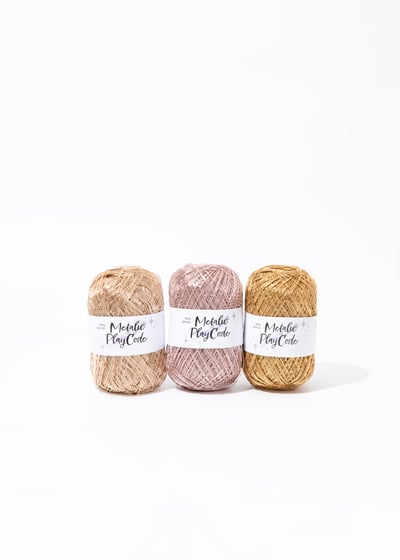 【Yarn-a】Metallic play code 70g4
