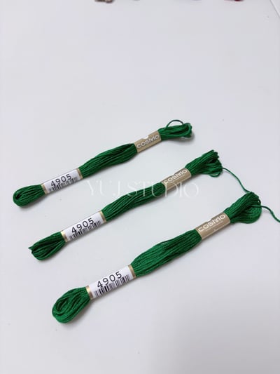 日本原裝進口COSMO 25番繡線 [色號3311-4905] 區間6