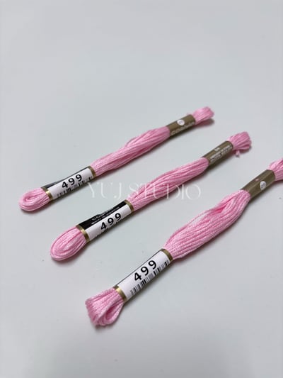 日本原裝進口COSMO 25番繡線 [色號481A-600] 區間6