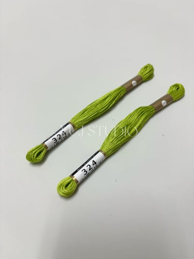 日本原裝進口COSMO 25番繡線 [色號324-383] 區間2