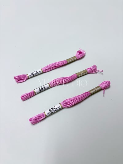 日本原裝進口COSMO 25番繡線 [色號481A-600] 區間3