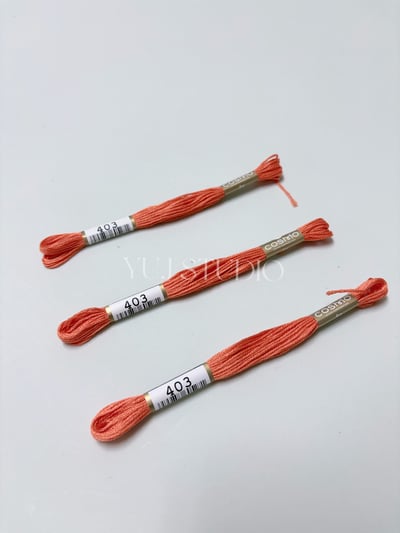 日本原裝進口COSMO 25番繡線 [色號386-480A] 區間3