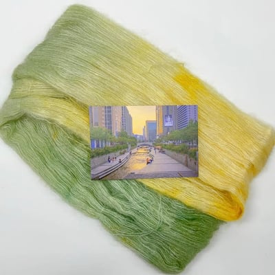 B 清溪川馬海毛手工紗線3