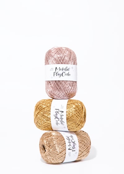 【Yarn-a】Metallic play code 70g3