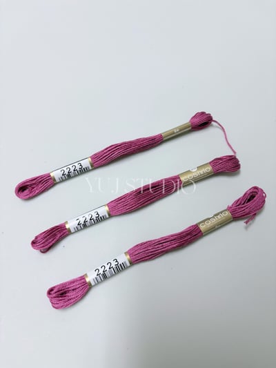 日本原裝進口COSMO 25番繡線 [色號2118-3299] 區間6