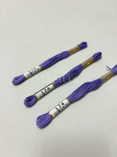 日本原裝進口COSMO 25番繡線 [色號140-214] 區間15