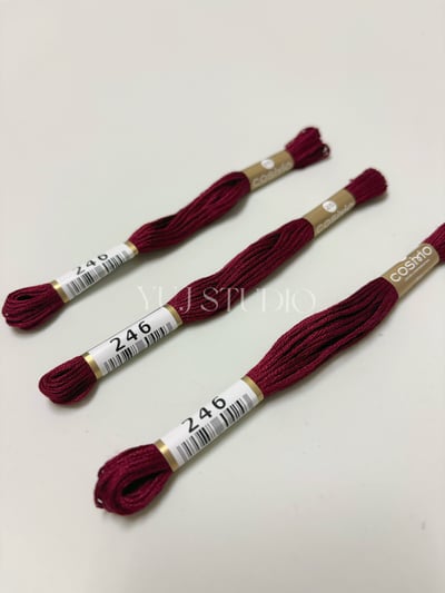 日本原裝進口COSMO 25番繡線 [色號216-269] 區間15
