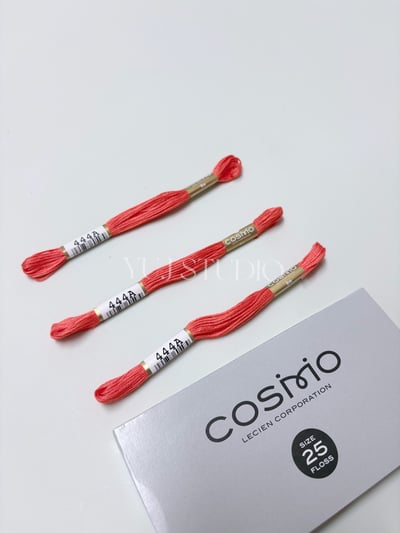 日本原裝進口COSMO 25番繡線 [色號386-480A] 區間16