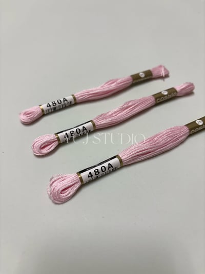日本原裝進口COSMO 25番繡線 [色號386-480A] 區間24