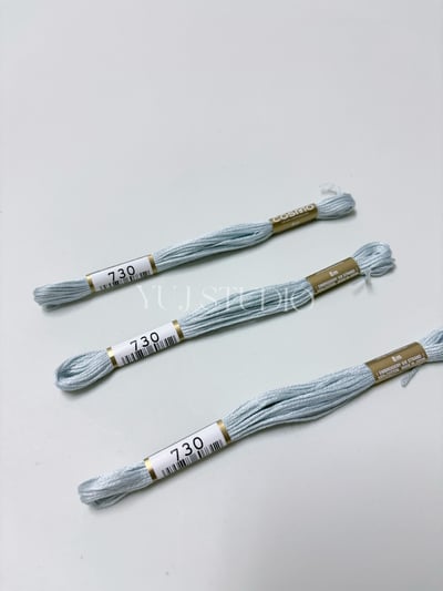 日本原裝進口COSMO 25番繡線 [色號713-843] 區間4