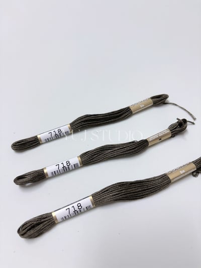 日本原裝進口COSMO 25番繡線 [色號713-843] 區間3