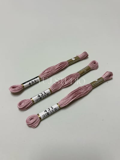日本原裝進口COSMO 25番繡線 [色號386-480A] 區間10
