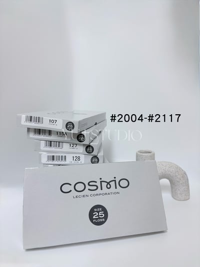日本原裝進口COSMO 25番繡線 [色號2004-2117] 區間1