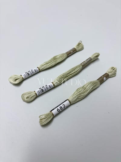 日本原裝進口COSMO 25番繡線 [色號601-711] 區間20