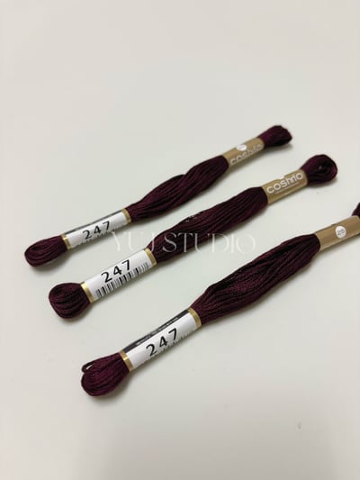 日本原裝進口COSMO 25番繡線 [色號216-269] 區間16