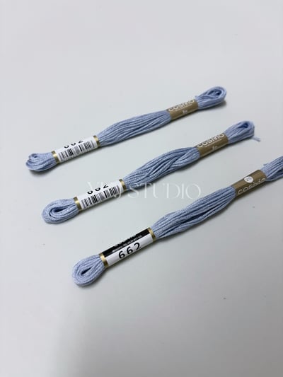日本原裝進口COSMO 25番繡線 [色號601-711] 區間13