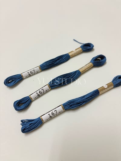日本原裝進口COSMO 25番繡線 [色號140-214] 區間11