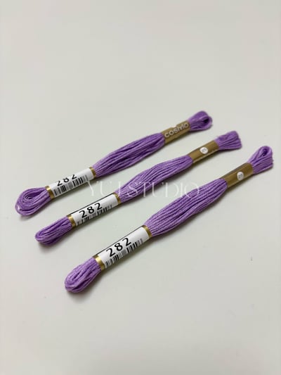 日本原裝進口COSMO 25番繡線 [色號270-323] 區間7