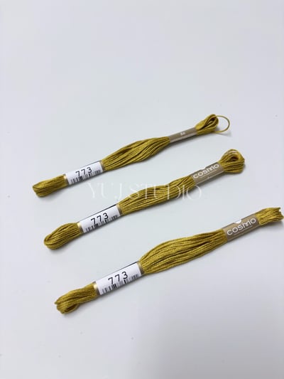 日本原裝進口COSMO 25番繡線 [色號713-843] 區間14