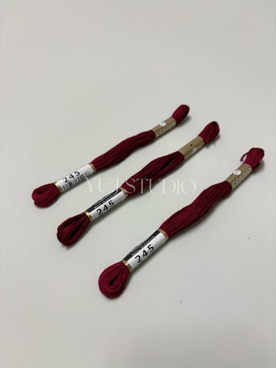 日本原裝進口COSMO 25番繡線 [色號216-269] 區間14