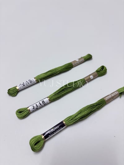 日本原裝進口COSMO 25番繡線 [色號2118-3299] 區間2