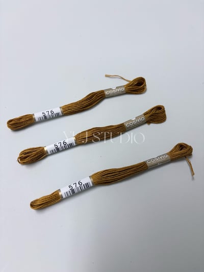 日本原裝進口COSMO 25番繡線 [色號481A-600] 區間22