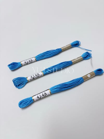 日本原裝進口COSMO 25番繡線 [色號386-480A] 區間7