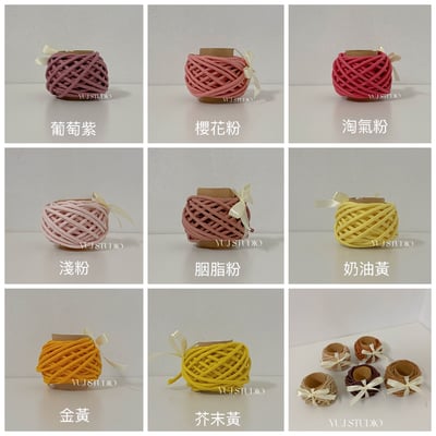 《材料包》蝴蝶結手腕繩（附影片）6