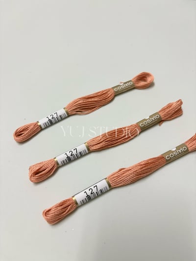日本原裝進口COSMO 25番繡線 [色號100-129] 區間23