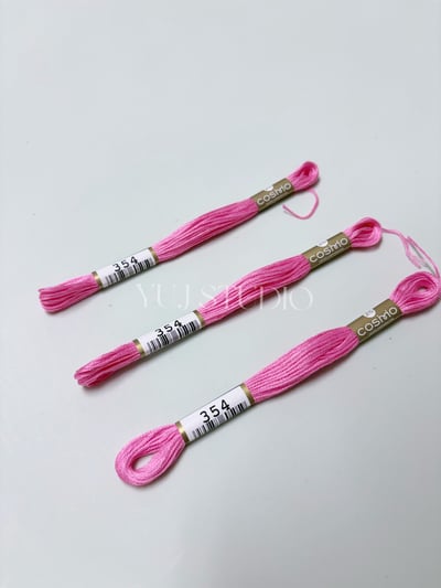 日本原裝進口COSMO 25番繡線 [色號324-383] 區間19