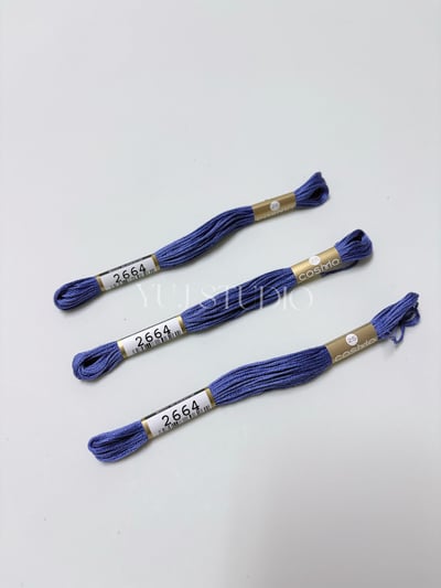日本原裝進口COSMO 25番繡線 [色號2118-3299] 區間21