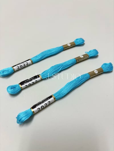 日本原裝進口COSMO 25番繡線 [色號2004-2117] 區間9