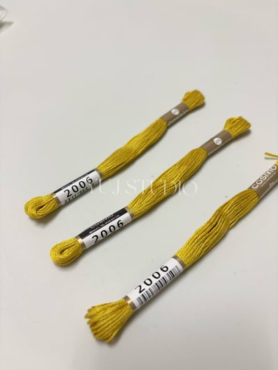 日本原裝進口COSMO 25番繡線 [色號2004-2117] 區間4